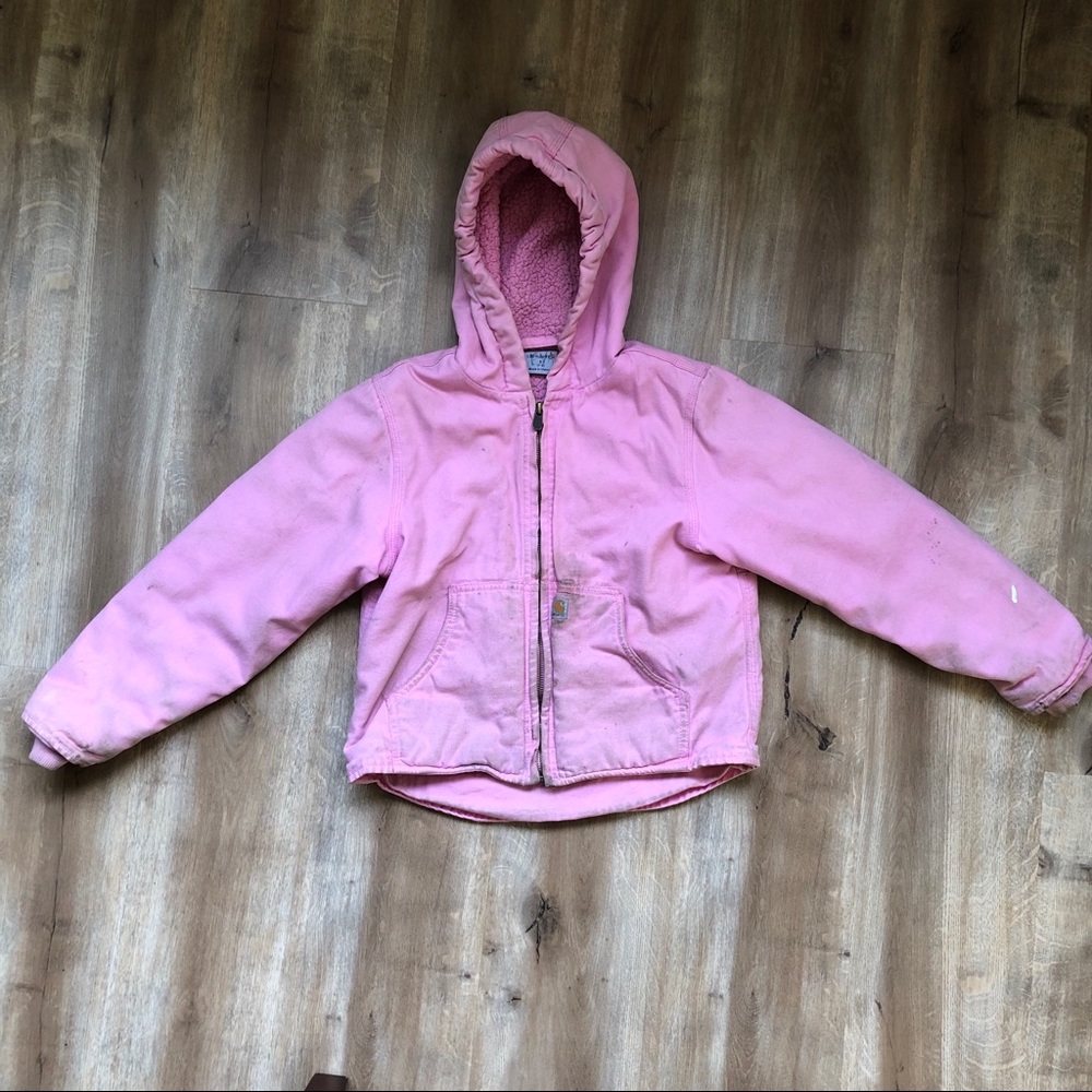 Girls pink Carhartt jacket